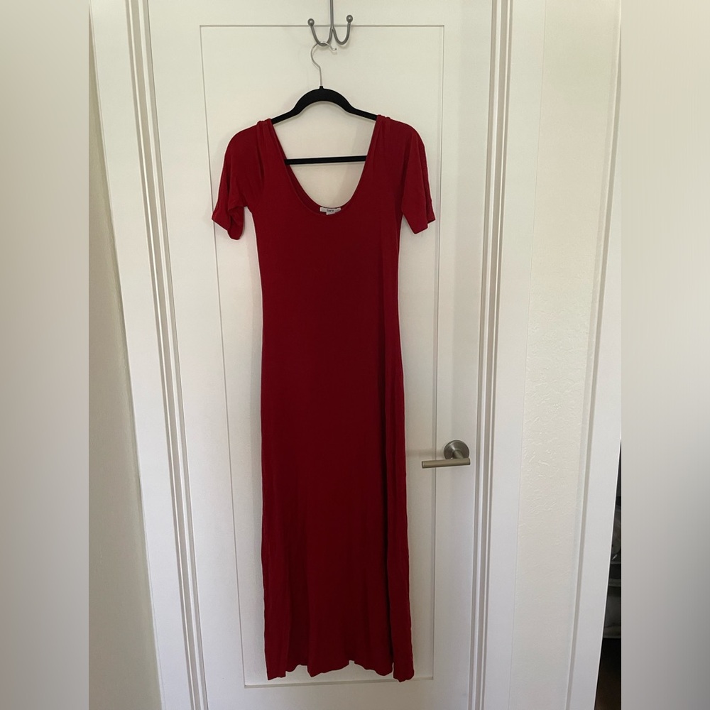 Fitted Maxi Dress